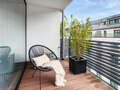 appartement avec terrasse sur le toit München Ludwigsvorstadt 01 2eme Loggia 14956