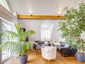 appartement sous les toits München Untermenzing 03 salle de séjour 14986
