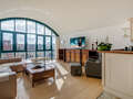 appartement avec terrasse sur le toit München Maxvorstadt - Westen 02 salon 1607