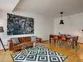 appartement avec terrasse sur le toit München Maxvorstadt - Museumsviertel 01 salon 2