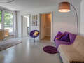appartement avec terrasse sur le toit München Neuhausen 04 salle de séjour 2774
