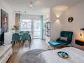 appartement München Milbertshofen 02 pièce à vivre 4166