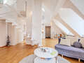 appartement avec mezzanine München Westend 01 pièce à vivre 5354