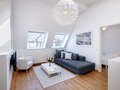 appartement sous les toits München Neuhausen 01 pièce à vivre 7084