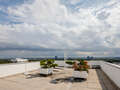 studio München Arabellapark 01 terrasse commune  7848