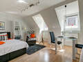 appartement sous les toits München Altstadt 01 salon 8000