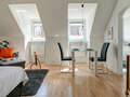 appartement sous les toits München Altstadt 02 salon 8000