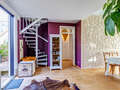 appartement style maisonnette avec mezzanine München Nymphenburg 04 pièce à vivre 8333