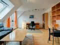 appartement sous les toits München Moosach 02 salon 8631