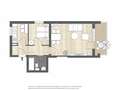 appartement München Thalkirchen 01 plan d'étage 8820