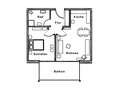appartement Starnberg 01 plan d'étage 9375