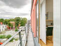 appartement style maisonnette avec mezzanine Unterschleißheim Lohhof 02 balcon 9677