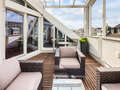 appartement style maisonnette avec mezzanine München Maxvorstadt - Museumsviertel 03 terrasse sur le toit 9925