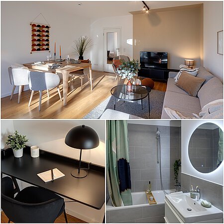 ID 13243: Première occupation après rénovation & ameublement