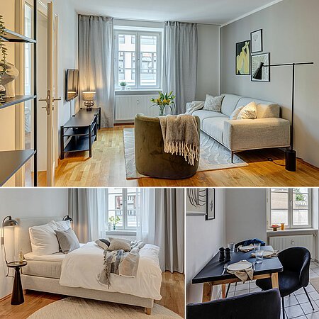 ID 14023: Stylé, bien situé et principalement meublé à neuf