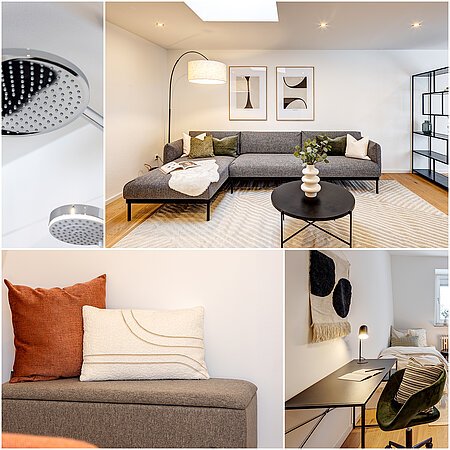 ID 13269: Première occupation : appartement moderne au dernier étage à Untergiesing