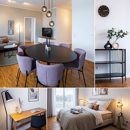 ID 13221: Habiter près de l'Olympiapark - complètement meublé à neuf